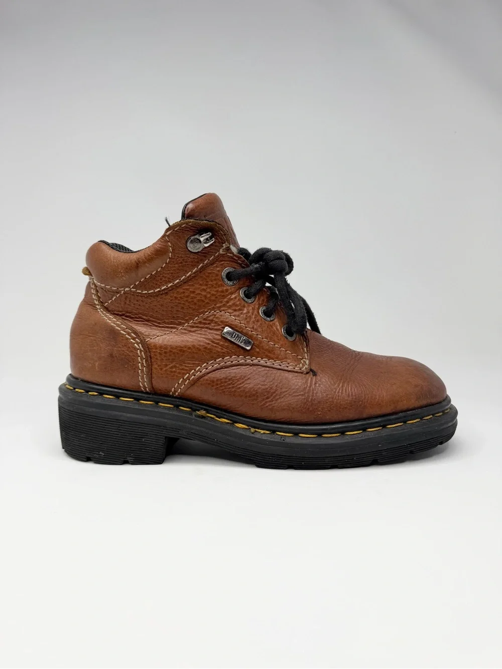 Vintage Dr. Martens 9271 Women’s 8 Men’s 6 Brown Leather Ankle Boots Y2K Grunge